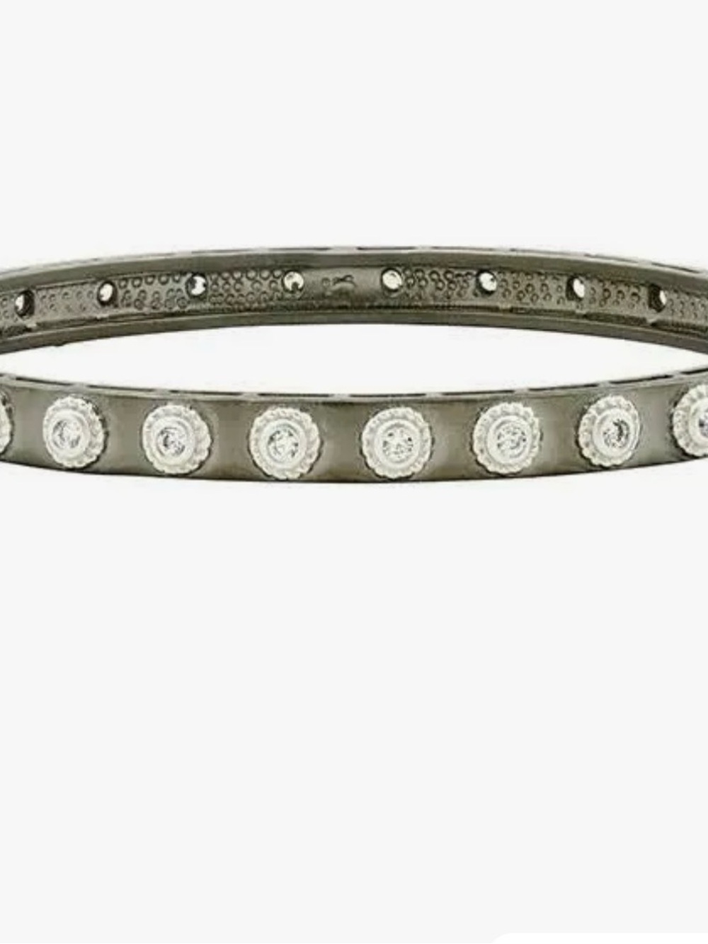 Freida Rothman black Bracelet with Cz stones - Picture 2 of 4